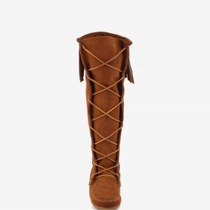 Minnetonka Brown Over the Knee Boots